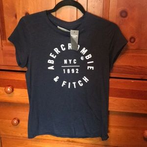 Dark navy blue Abercrombie and Fitch shirt